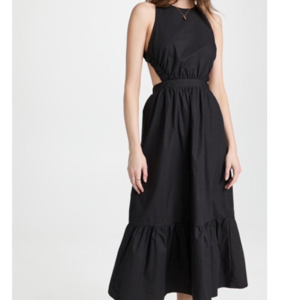 English Factory Black cutout dress